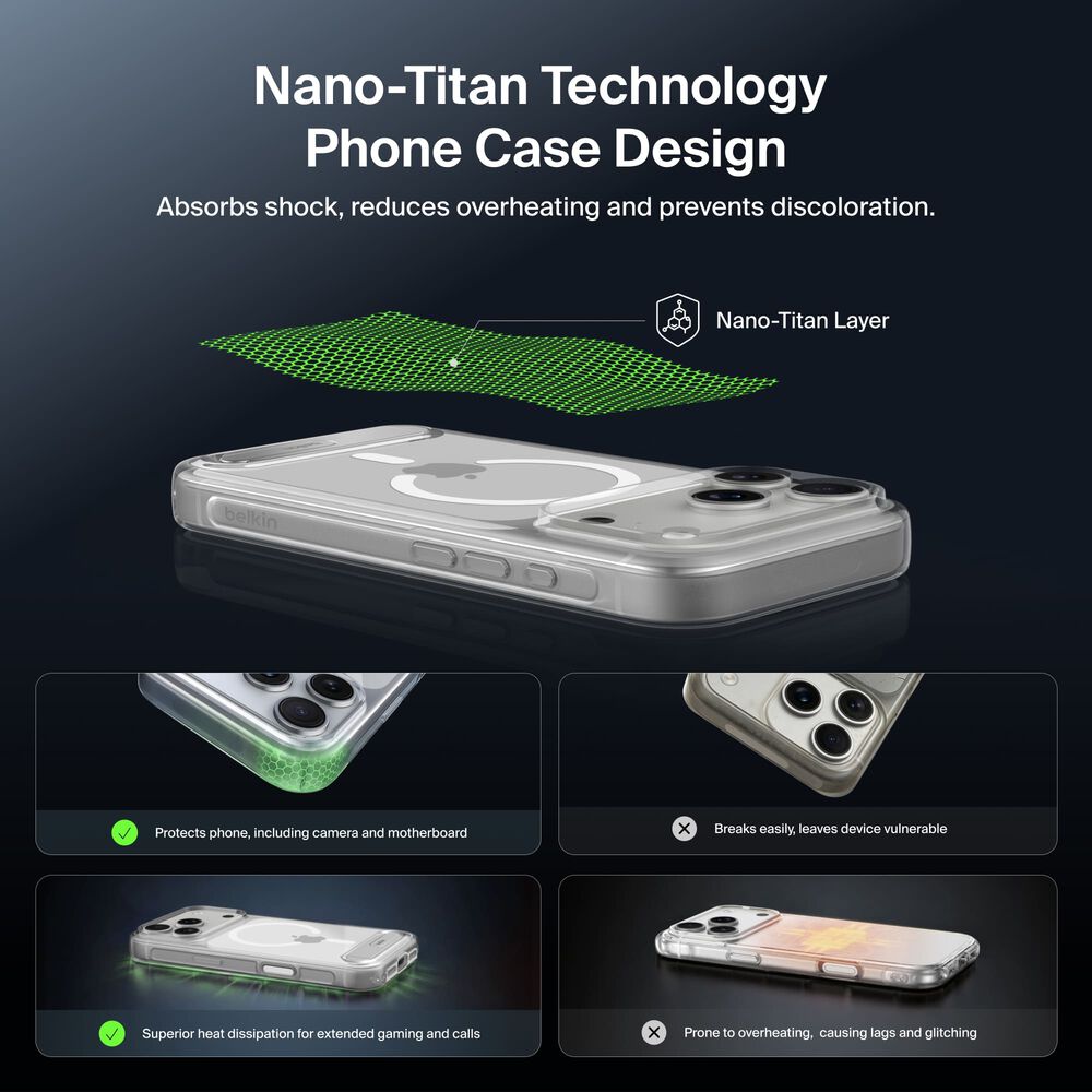 Clear Series with Kickstand Case for iPhone 18 Pro / iPhone 17 Pro, , hi-res