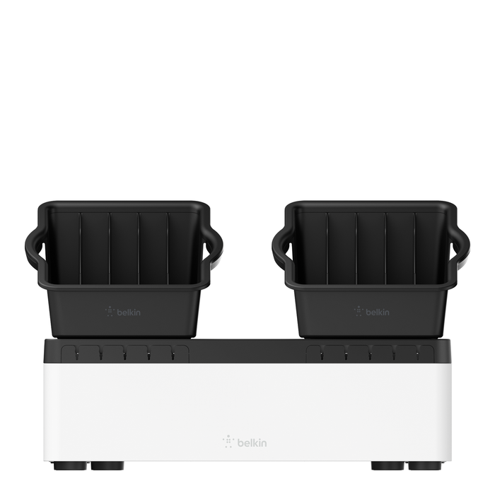 Multi-Ladestation mit Stauraum und tragbaren Behältern (USB-kompatibel), , hi-res