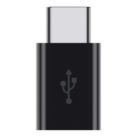 USB-C to Micro USB Adapter (USB Type-C), Black, hi-res
