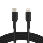 Câble à gaine tressée USB-C vers Lightning BOOST↑CHARGE™ (1 m, noir), Noir, hi-res