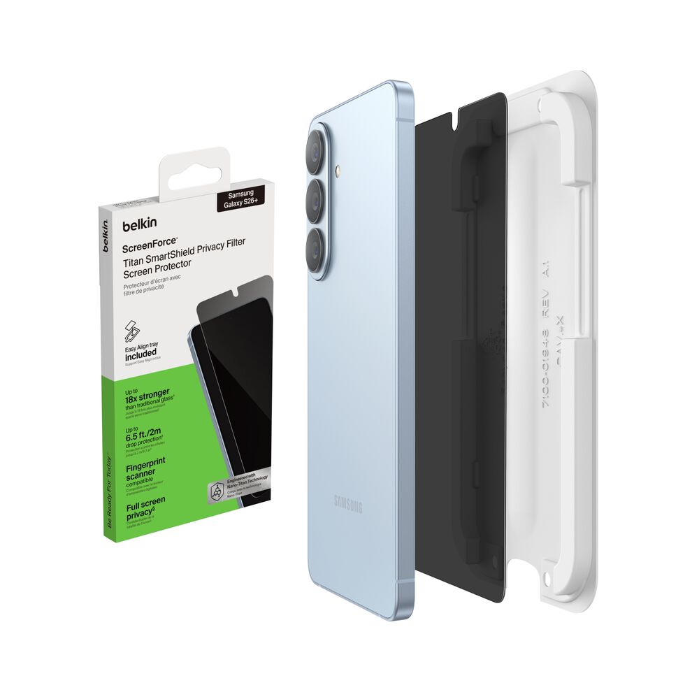 Titan SmartShield Privacy Filter Screen Protector for Samsung Galaxy S26+, , hi-res