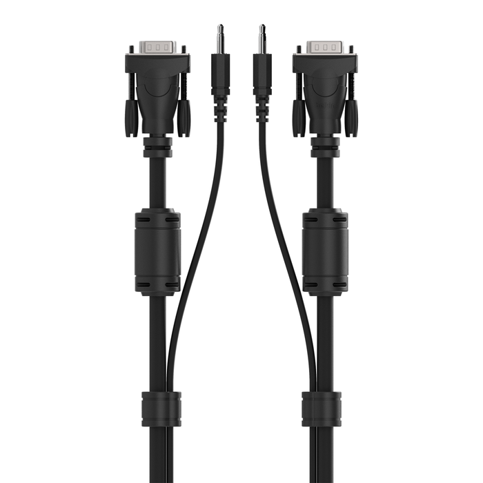 Laptop to TV VGA Audio Video Cable, , hi-res