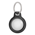 Secure Holder with Key Ring for AirTag, Black, hi-res