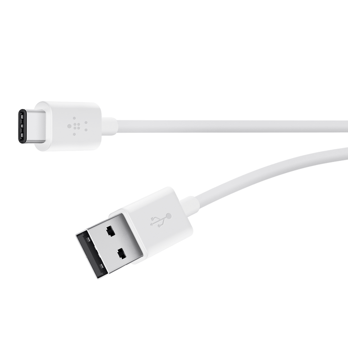 MIXIT↑™ 2.0 USB-A 转 USB-C™ 充电线缆（USB Type-C™）, 白色的, hi-res