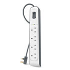 4-outlet Surge Protection Strip with 2M Power Cord