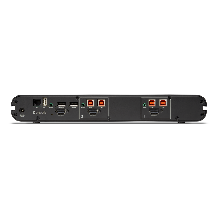 Universal Secure KVM Switch, 2Port Single Head w/ CAC Belkin