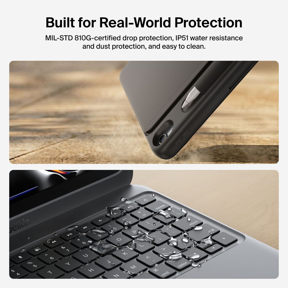 USB-C Keyboard Folio with Display Hub for iPad, , hi-res