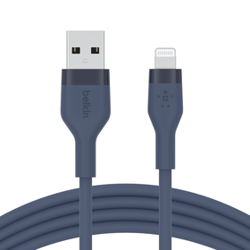 Lightningコネクタ付きUSB-Aケーブル, 青, hi-res