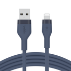 Cable USB-A con conector Lightning, Azul, hi-res