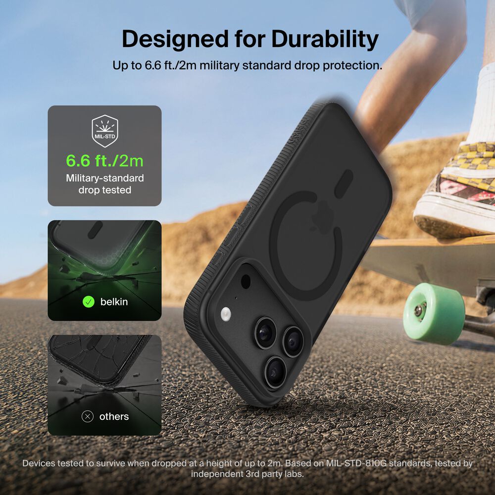 Grip Series Case for iPhone 18 Pro / iPhone 17 Pro, Black, hi-res