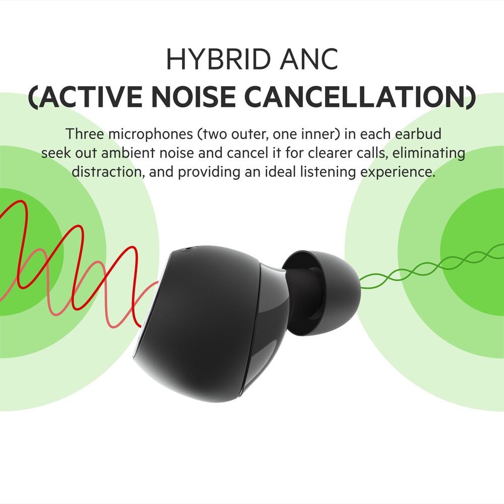 SoundForm Wireless Earbuds with Noise Cancellation Belkin US