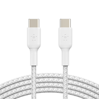 Braided USB-C to USB-C Cable (1m / 3.3ft, White), White, hi-res