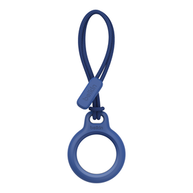 Anneau de protection avec cordon d'attache pour AirTag, bleu, hi-res