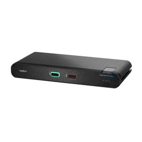Universal 2nd Gen Secure KVM Switch, 2-Port Dual Head No CAC, Schwarz, hi-res