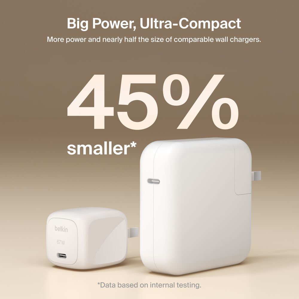 GaN Wall Charger 67W, , hi-res