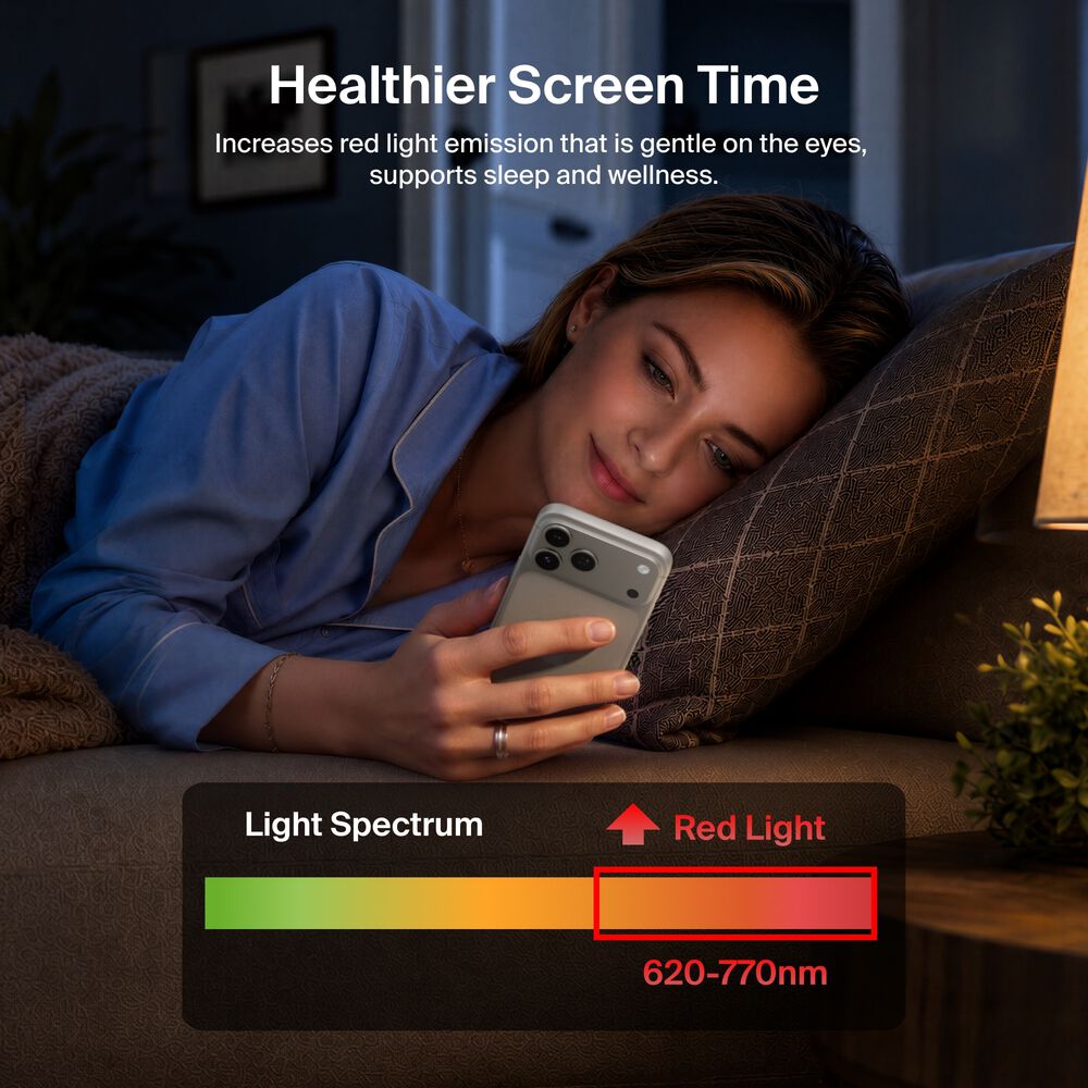 Red Light Screen Protector for iPhone 18 Pro Max / iPhone 17 Pro Max, , hi-res