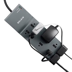 8 Outlet Home/Office Surge Protector with telephone protection, , hi-res
