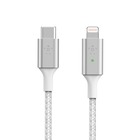 Smart LED USB-C to Lightning Cable, White, hi-res