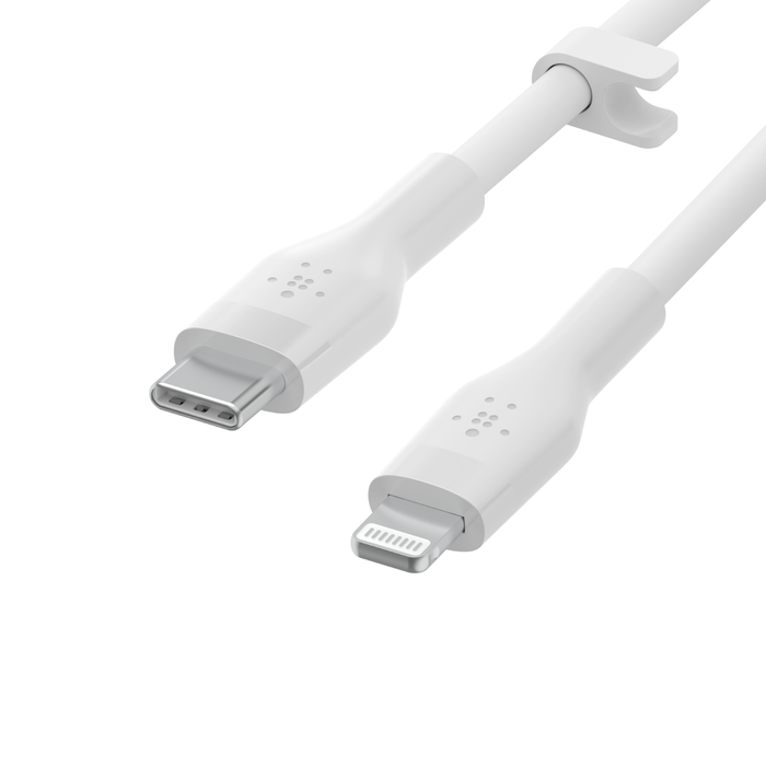 USB-Cケーブル（Lightningコネクタ付き）, 白, hi-res