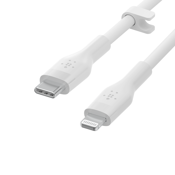 C&acirc;ble USB-C avec connecteur Lightning, Blanc, hi-res