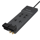 8-Outlet Home/Office Surge Protector w/Telephone Line + Extended Cord, , hi-res