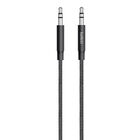 Cable auxiliar met&aacute;lico, Negro, hi-res