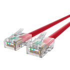 CAT6 Ethernet Patch Cable, RJ45, M/M, Red, hi-res