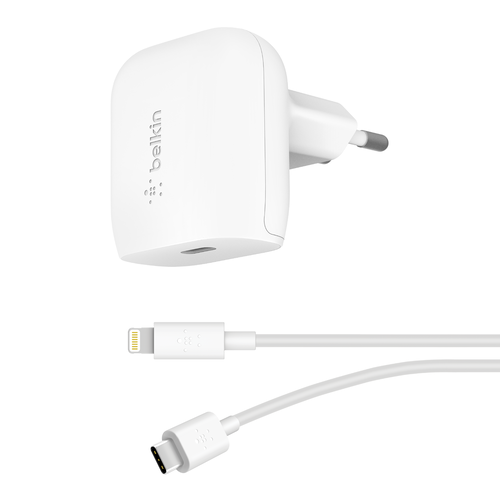 20W USB-C PD 가정용 충전기 + USB-C-Lightning 케이블