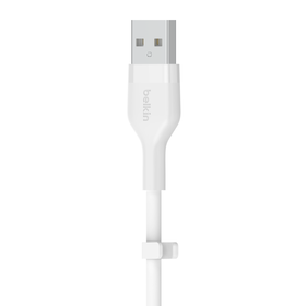 USB-C to USB-A Cable, White, hi-res