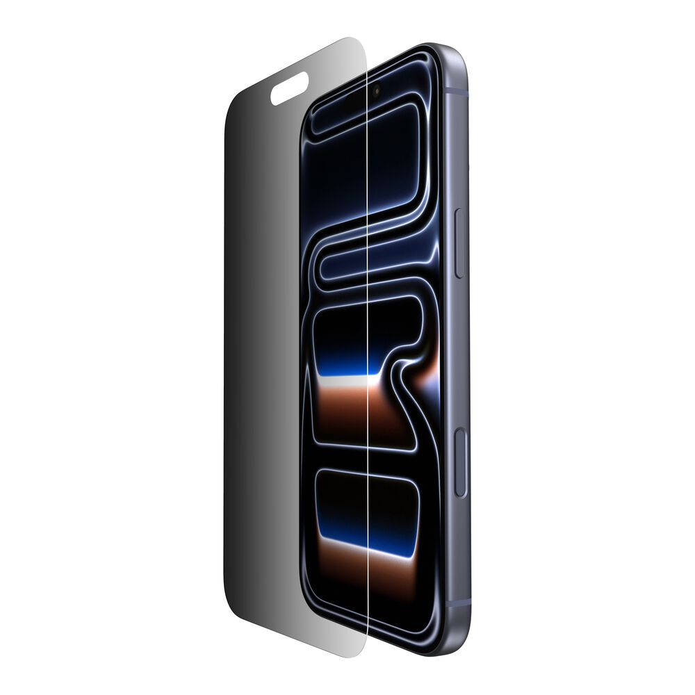 Protecteur D'écran Confidentialité IPhone + Protège-lentilles - Verre Trempé 9H, 6 Pièces