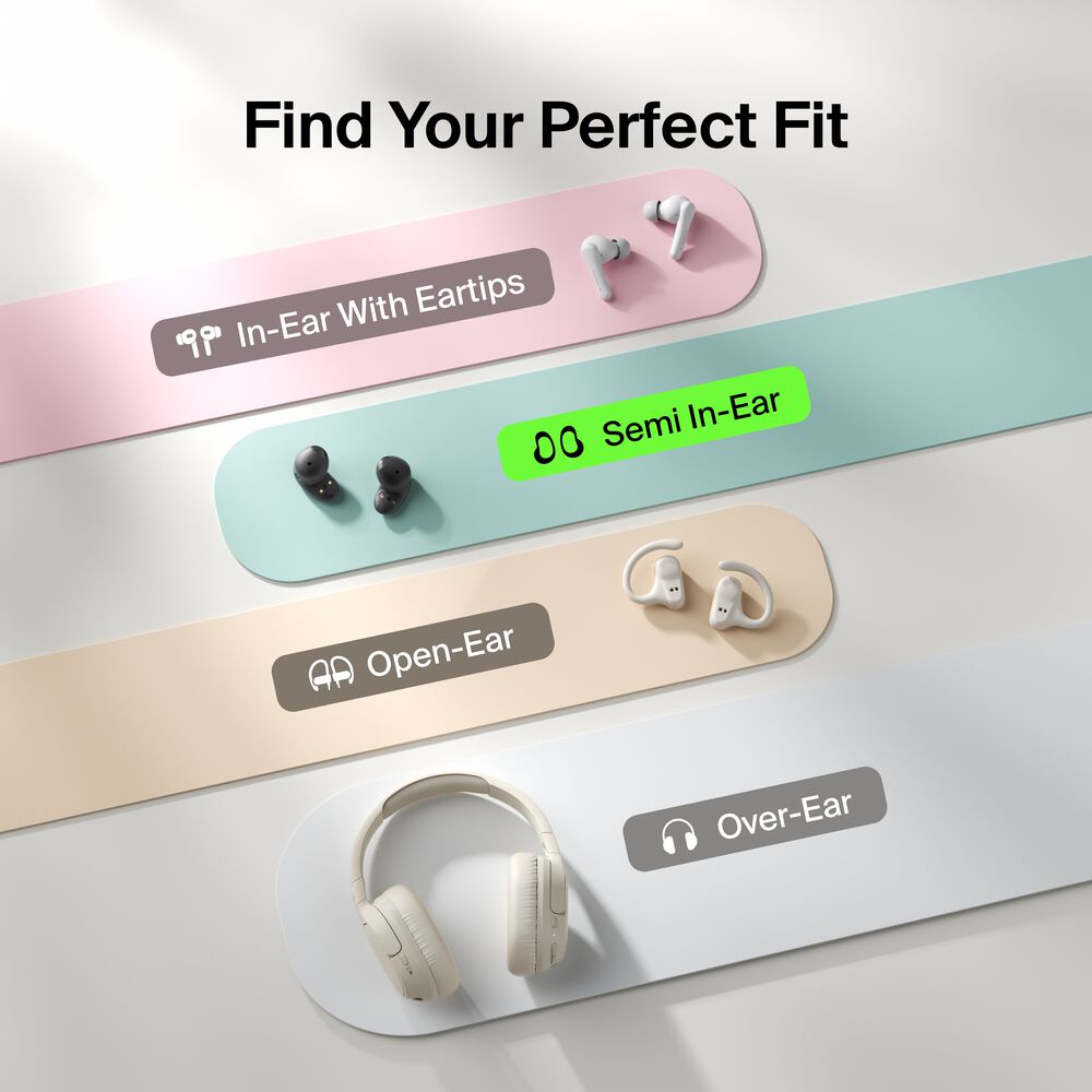 True Wireless Earbuds, Black, hi-res