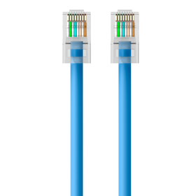 CAT6 Ethernet Patch Cable, RJ45, M/M, Blue, hi-res