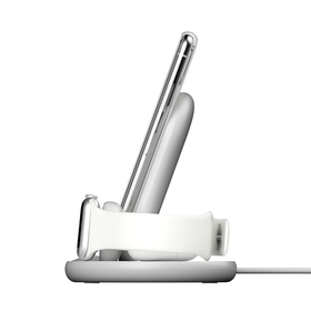3-in-1 Wireless Charger for Apple Devices, White, hi-res