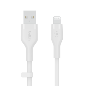 Cable USB-A con conector Lightning, Blanco, hi-res