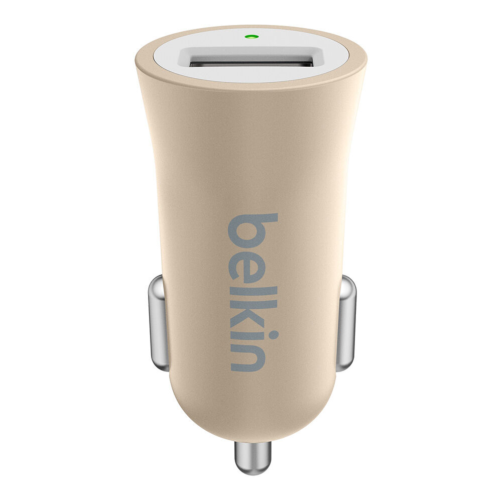 USB A Car Charger 2.4 amps Metallic Belkin