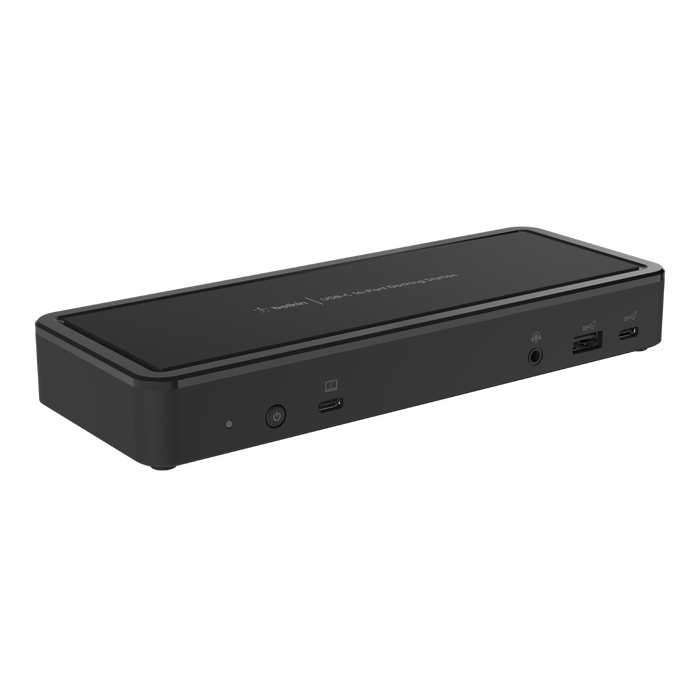 Estación de acoplamiento USB-C, 14 puertos, USB-C de 65 W (con la certificación Works With Chromebook), Negro, hi-res