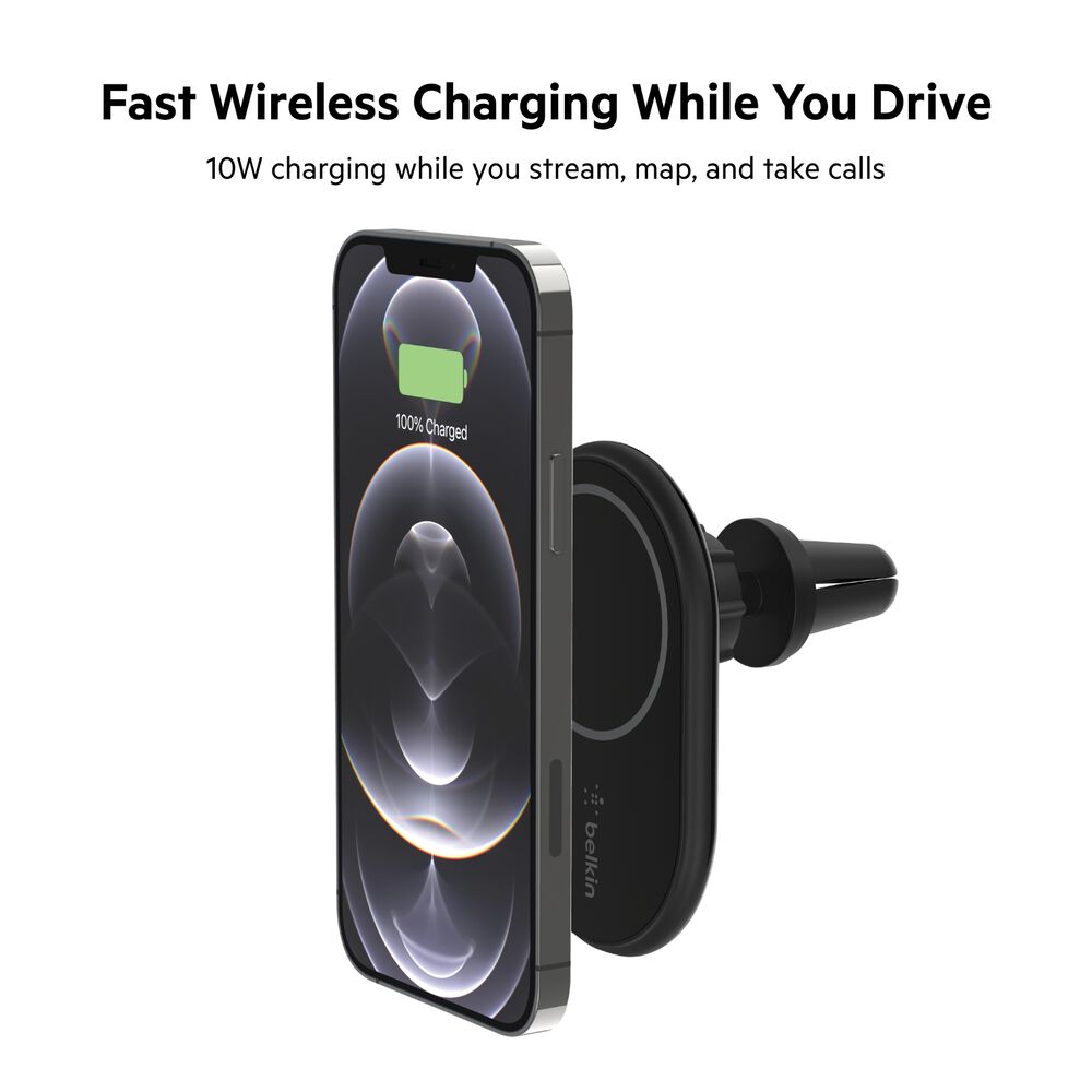Magnetic Wireless Car Charger 10W, , hi-res