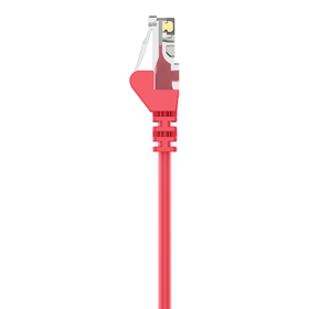 Cat6 Snagless Patch Cable, 12 Feet  Red, Red, hi-res