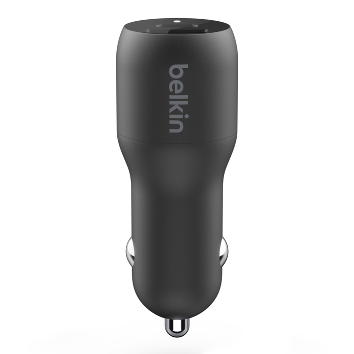 Dual Car Charger with PPS 37W, Black, hi-res