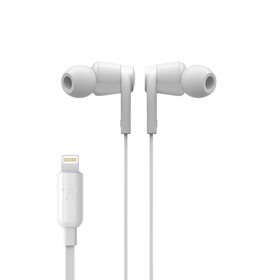 Wired Earbuds with Lightning Connector, White, hi-res