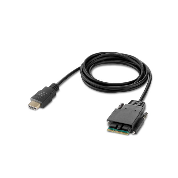 C&acirc;ble de console à t&ecirc;te simple HDMI modulaire (90 cm), Noir, hi-res