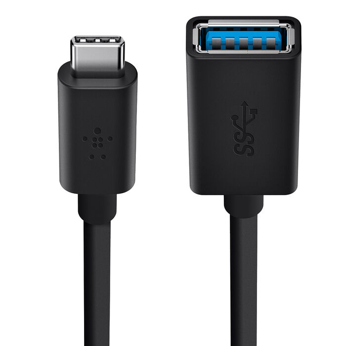 Adaptateur USB 3.0 USB-C™ vers USB-A™ (USB Type-C™), Noir, hi-res