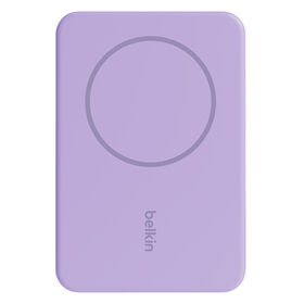 磁吸无线移动电源 5K+支架, Lavender Purple, hi-res