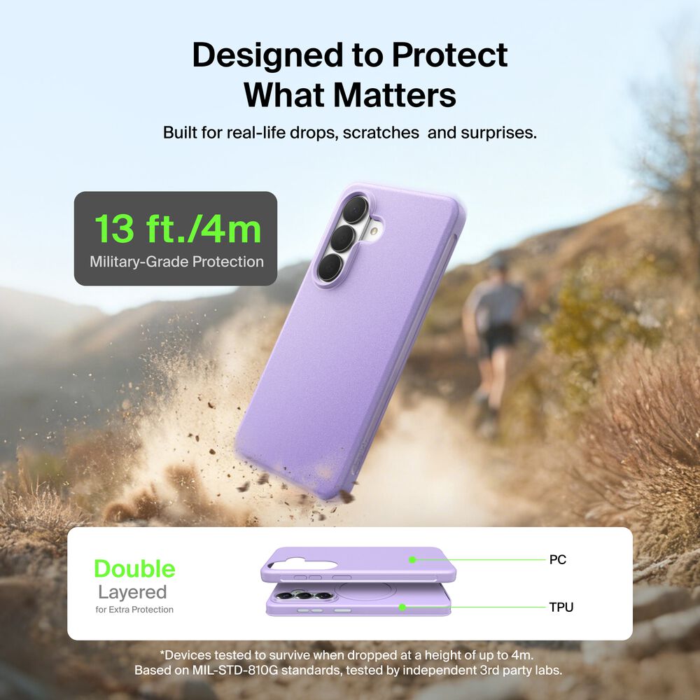 Protect Series Case for Samsung Galaxy S26, Lavender, hi-res