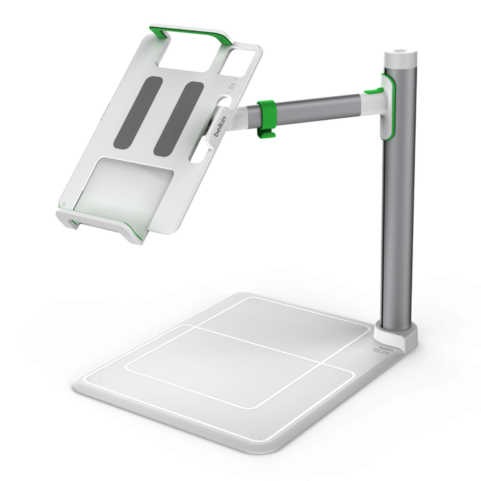 Tablet Stage, Weiß/Silber, hi-res