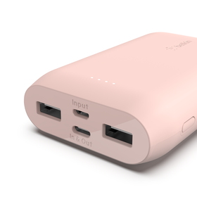 Power Bank 10K (Multi-port), Rose Gold, hi-res