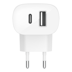 Chargeur secteur double port avec PPS (37 W), Blanc, hi-res