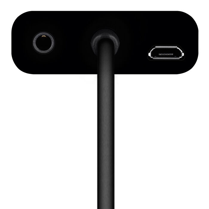 Universal HDMI-/VGA-Adapter mit Audiokabel, Schwarz, hi-res
