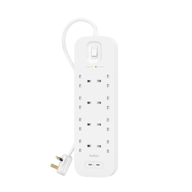 Surge Protector with 2 USB-C Ports (8 Outlet with 2 USB-C)