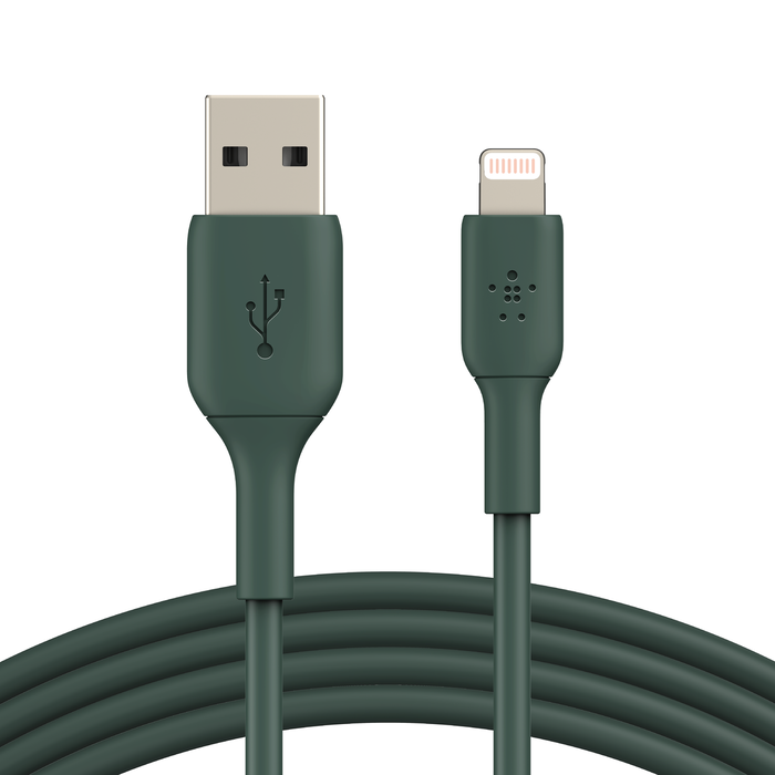 BOOST↑CHARGE™ Lightning to USB-A Cable (1m / 3.3ft, Midnight Green), Midnight Green, hi-res